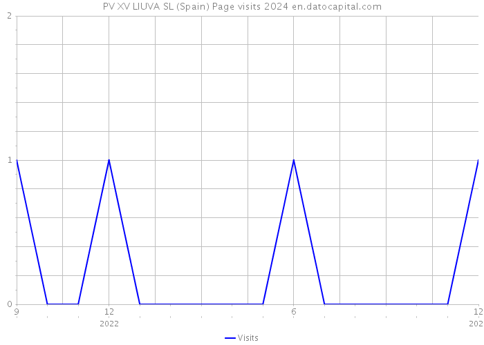 PV XV LIUVA SL (Spain) Page visits 2024 