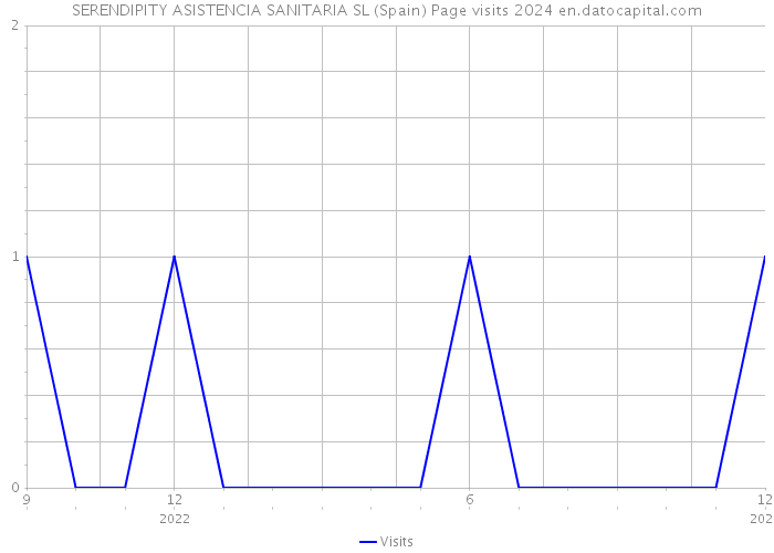 SERENDIPITY ASISTENCIA SANITARIA SL (Spain) Page visits 2024 