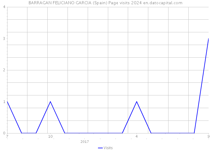 BARRAGAN FELICIANO GARCIA (Spain) Page visits 2024 