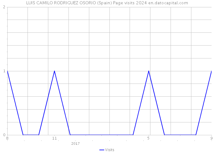 LUIS CAMILO RODRIGUEZ OSORIO (Spain) Page visits 2024 
