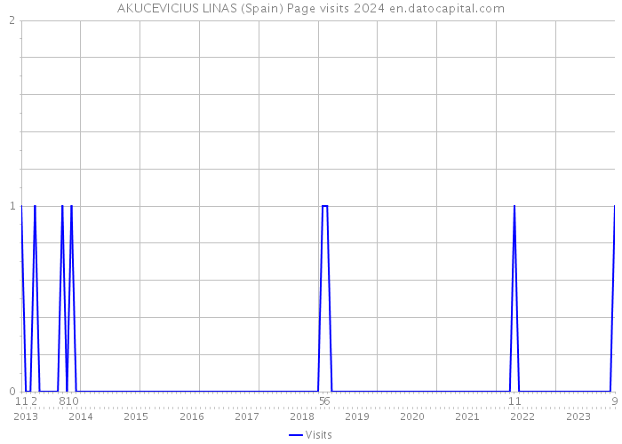 AKUCEVICIUS LINAS (Spain) Page visits 2024 