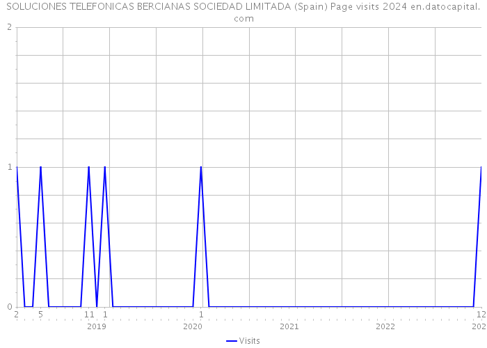 SOLUCIONES TELEFONICAS BERCIANAS SOCIEDAD LIMITADA (Spain) Page visits 2024 