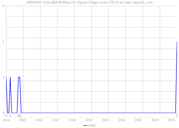 AMPARO GUILLEM MONLLOR (Spain) Page visits 2024 