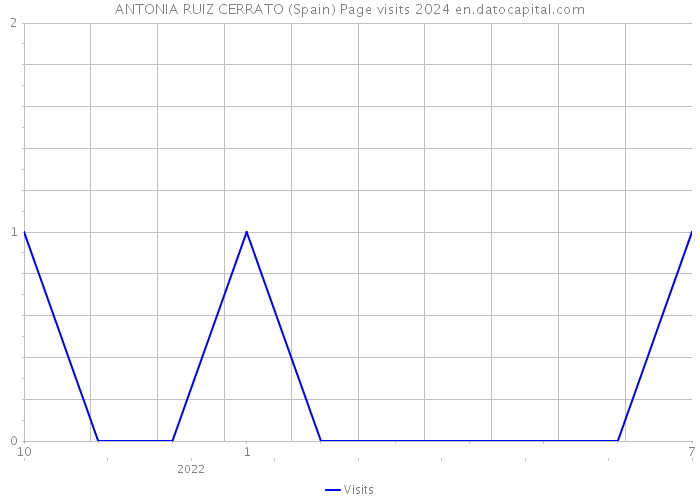 ANTONIA RUIZ CERRATO (Spain) Page visits 2024 