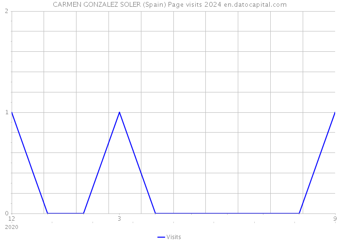 CARMEN GONZALEZ SOLER (Spain) Page visits 2024 