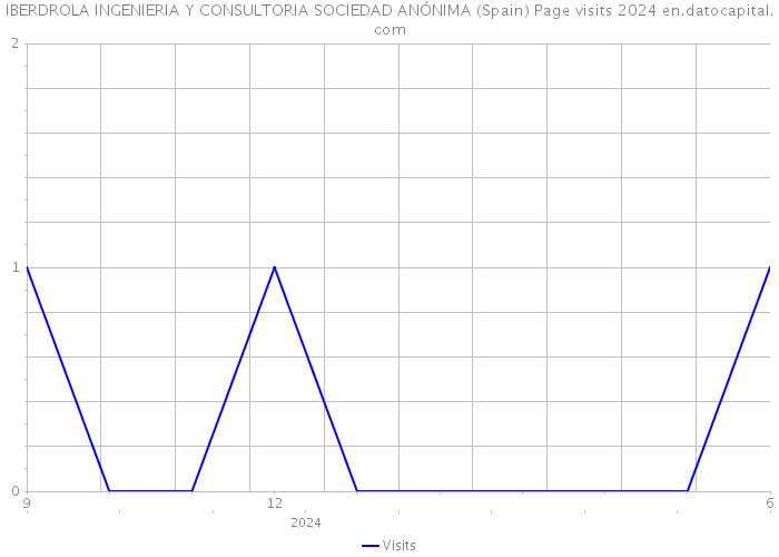 IBERDROLA INGENIERIA Y CONSULTORIA SOCIEDAD ANÓNIMA (Spain) Page visits 2024 