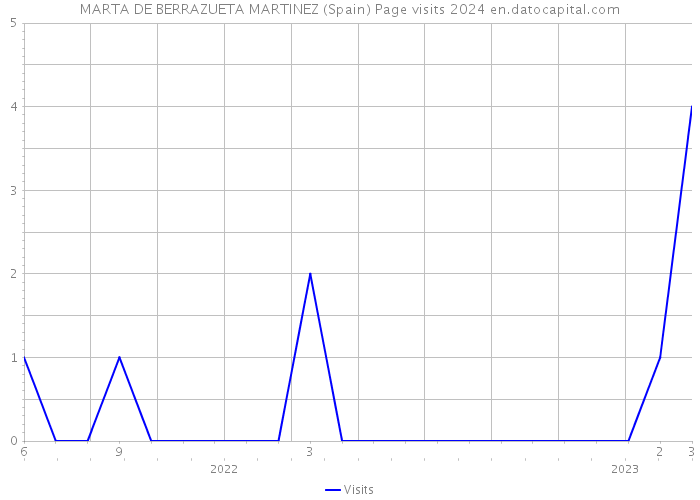 MARTA DE BERRAZUETA MARTINEZ (Spain) Page visits 2024 
