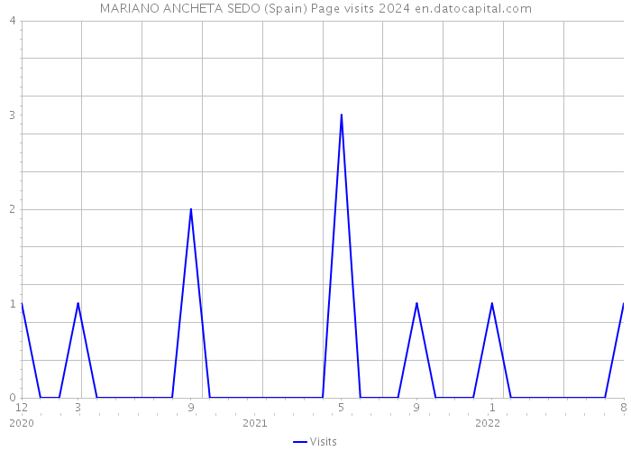 MARIANO ANCHETA SEDO (Spain) Page visits 2024 