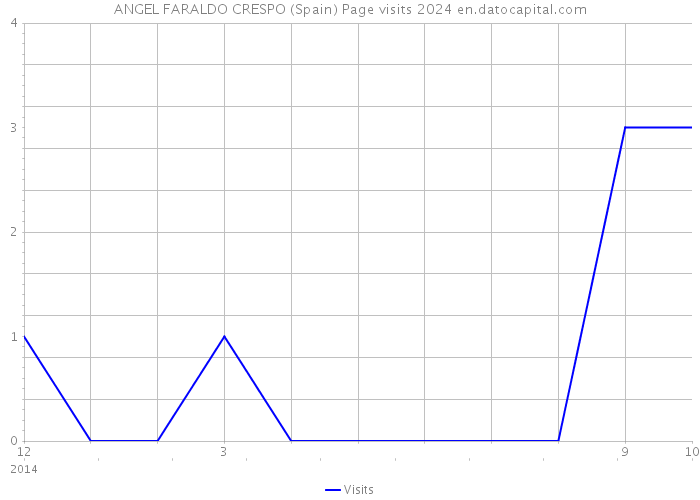 ANGEL FARALDO CRESPO (Spain) Page visits 2024 