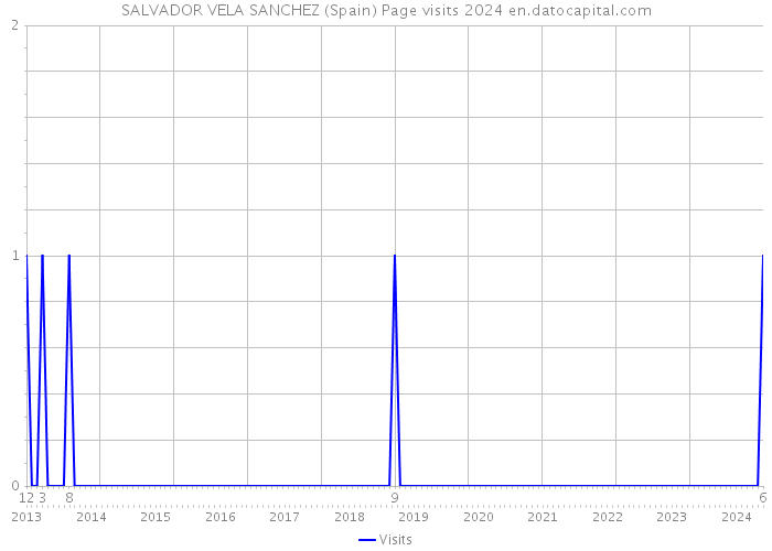 SALVADOR VELA SANCHEZ (Spain) Page visits 2024 