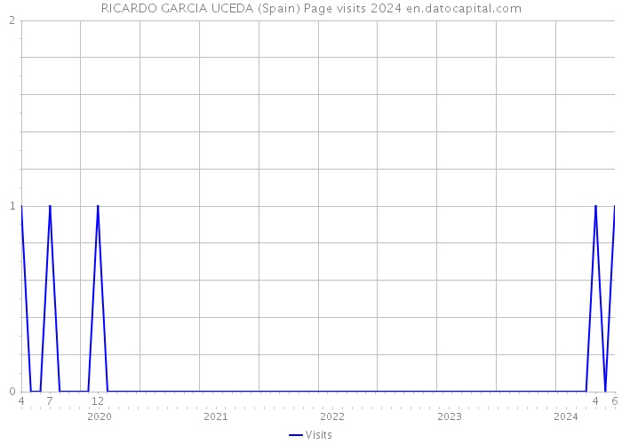 RICARDO GARCIA UCEDA (Spain) Page visits 2024 