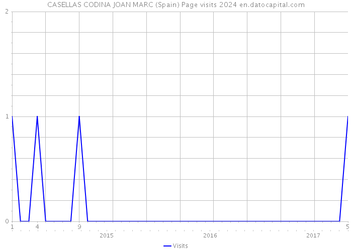 CASELLAS CODINA JOAN MARC (Spain) Page visits 2024 