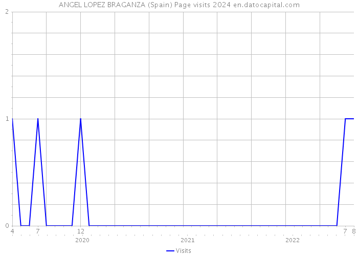 ANGEL LOPEZ BRAGANZA (Spain) Page visits 2024 