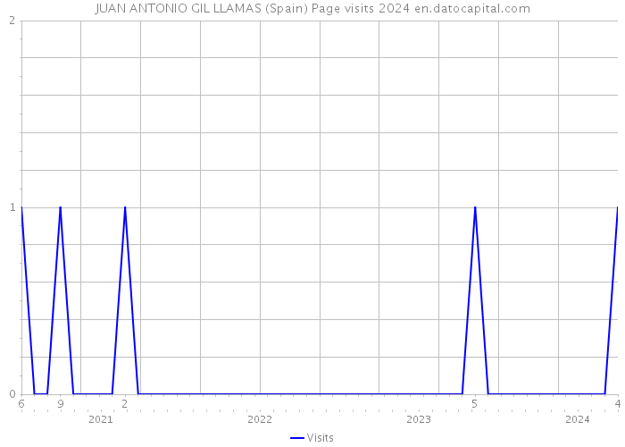 JUAN ANTONIO GIL LLAMAS (Spain) Page visits 2024 