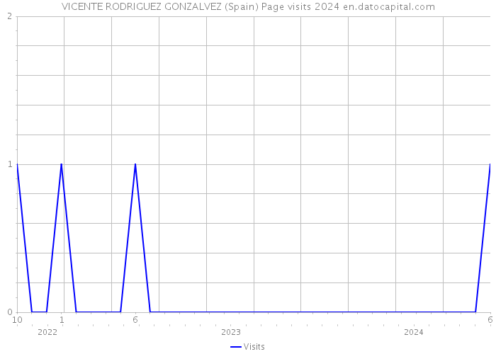 VICENTE RODRIGUEZ GONZALVEZ (Spain) Page visits 2024 
