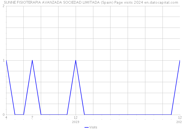 SUNNE FISIOTERAPIA AVANZADA SOCIEDAD LIMITADA (Spain) Page visits 2024 