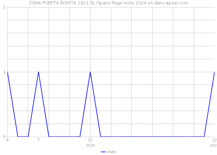 ZONA PUERTA BONITA 2021 SL (Spain) Page visits 2024 
