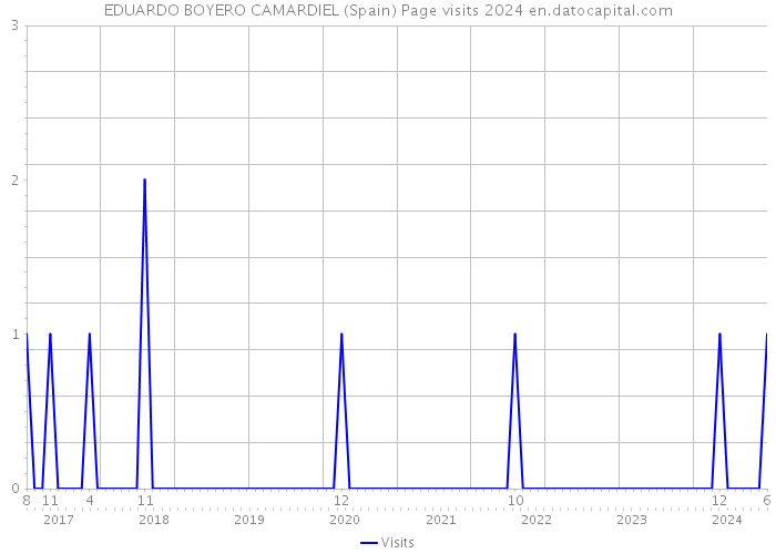 EDUARDO BOYERO CAMARDIEL (Spain) Page visits 2024 