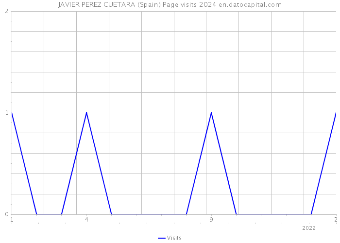 JAVIER PEREZ CUETARA (Spain) Page visits 2024 