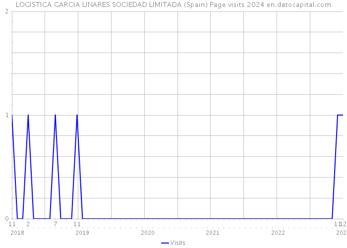 LOGISTICA GARCIA LINARES SOCIEDAD LIMITADA (Spain) Page visits 2024 