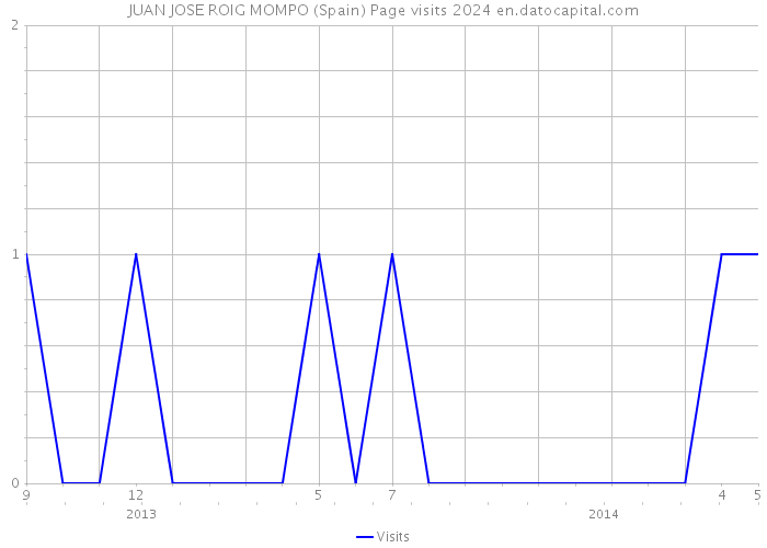 JUAN JOSE ROIG MOMPO (Spain) Page visits 2024 