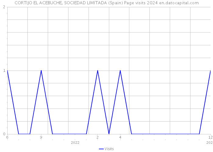 CORTIJO EL ACEBUCHE, SOCIEDAD LIMITADA (Spain) Page visits 2024 