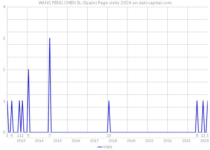 WANG FENG CHEN SL (Spain) Page visits 2024 