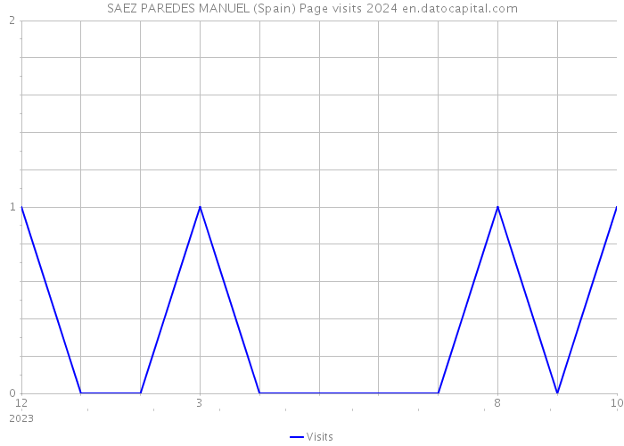 SAEZ PAREDES MANUEL (Spain) Page visits 2024 