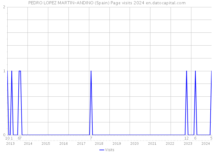 PEDRO LOPEZ MARTIN-ANDINO (Spain) Page visits 2024 