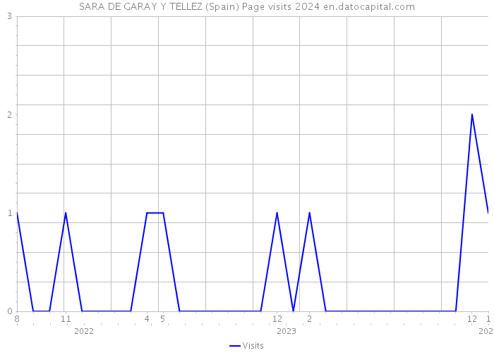 SARA DE GARAY Y TELLEZ (Spain) Page visits 2024 
