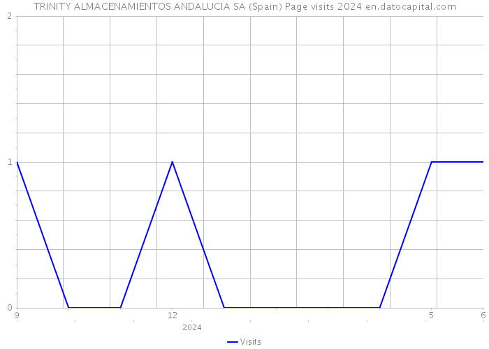 TRINITY ALMACENAMIENTOS ANDALUCIA SA (Spain) Page visits 2024 