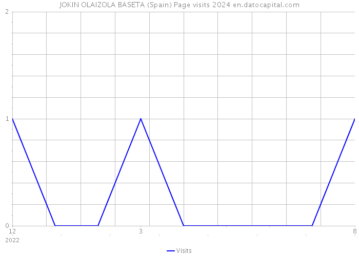 JOKIN OLAIZOLA BASETA (Spain) Page visits 2024 