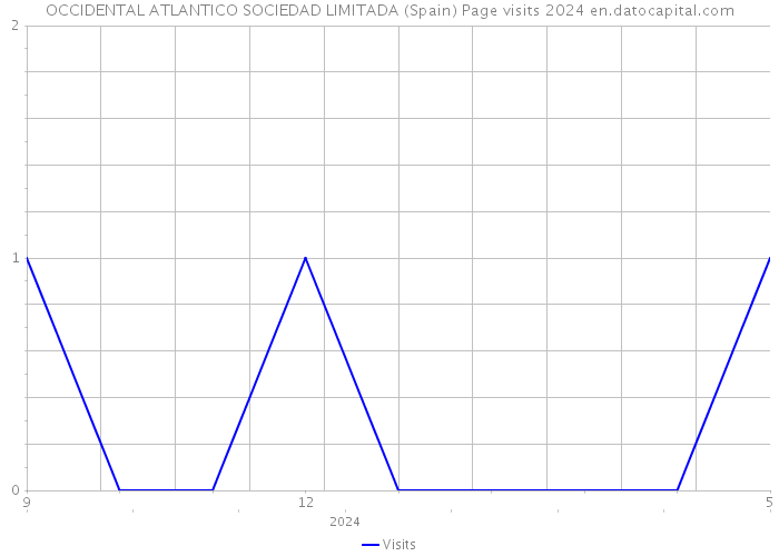 OCCIDENTAL ATLANTICO SOCIEDAD LIMITADA (Spain) Page visits 2024 
