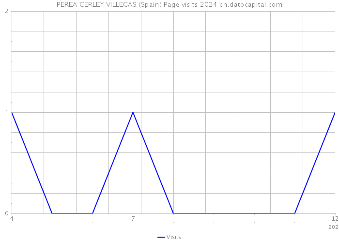 PEREA CERLEY VILLEGAS (Spain) Page visits 2024 