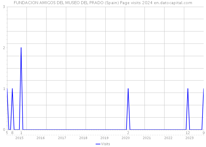 FUNDACION AMIGOS DEL MUSEO DEL PRADO (Spain) Page visits 2024 