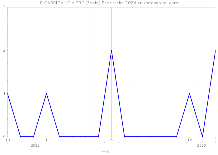 R GARRIGA I CIA SRC (Spain) Page visits 2024 