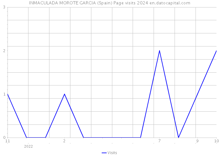 INMACULADA MOROTE GARCIA (Spain) Page visits 2024 