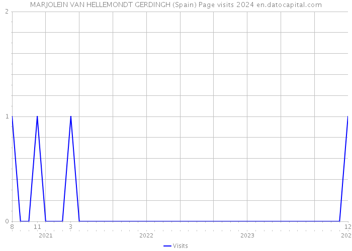 MARJOLEIN VAN HELLEMONDT GERDINGH (Spain) Page visits 2024 