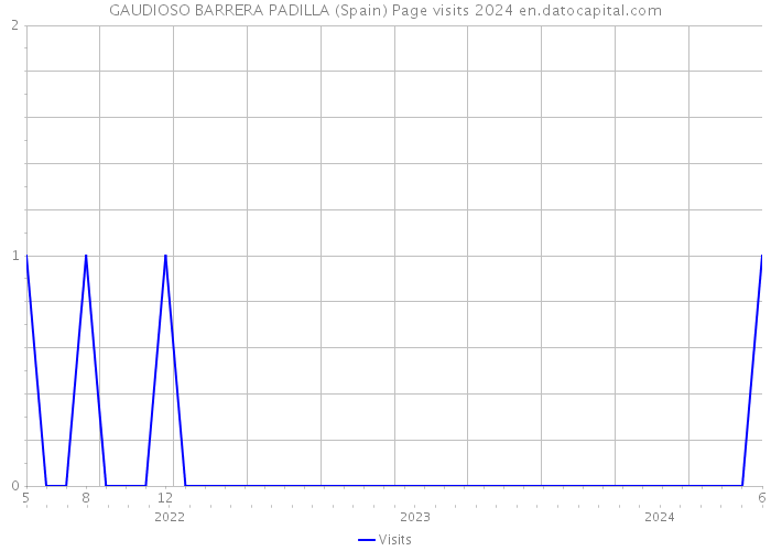 GAUDIOSO BARRERA PADILLA (Spain) Page visits 2024 