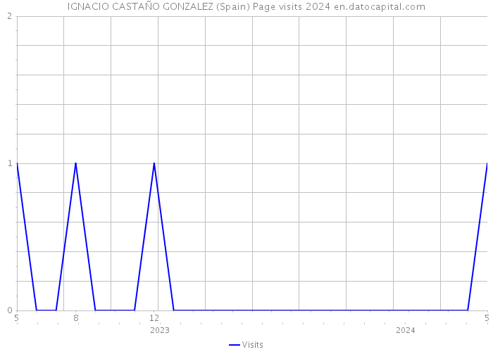 IGNACIO CASTAÑO GONZALEZ (Spain) Page visits 2024 