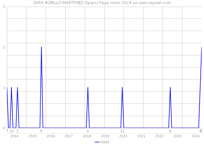 SARA BOBILLO MARTINEZ (Spain) Page visits 2024 