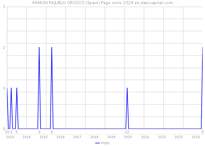 RAMON PAJUELO OROZCO (Spain) Page visits 2024 