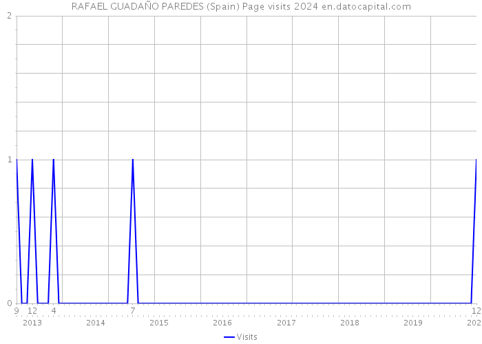 RAFAEL GUADAÑO PAREDES (Spain) Page visits 2024 