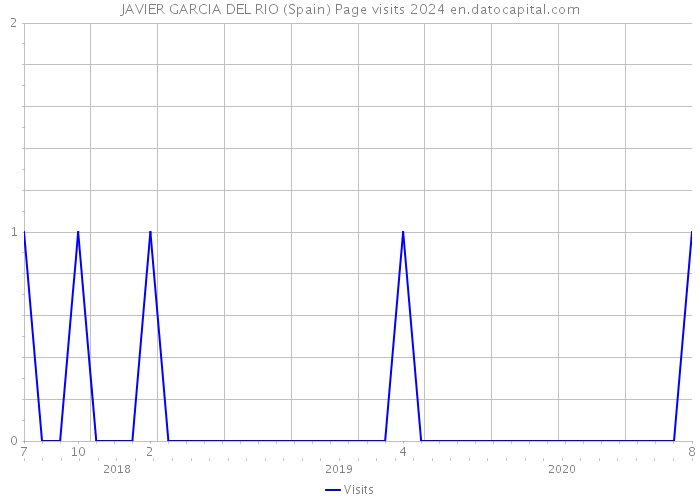 JAVIER GARCIA DEL RIO (Spain) Page visits 2024 