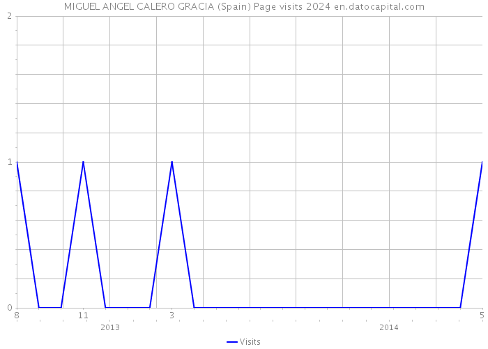 MIGUEL ANGEL CALERO GRACIA (Spain) Page visits 2024 