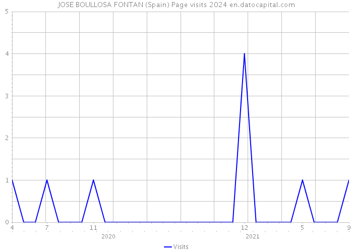 JOSE BOULLOSA FONTAN (Spain) Page visits 2024 