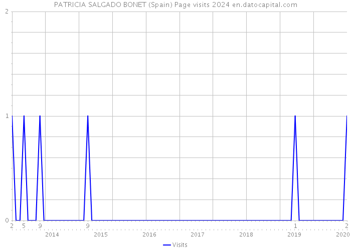PATRICIA SALGADO BONET (Spain) Page visits 2024 