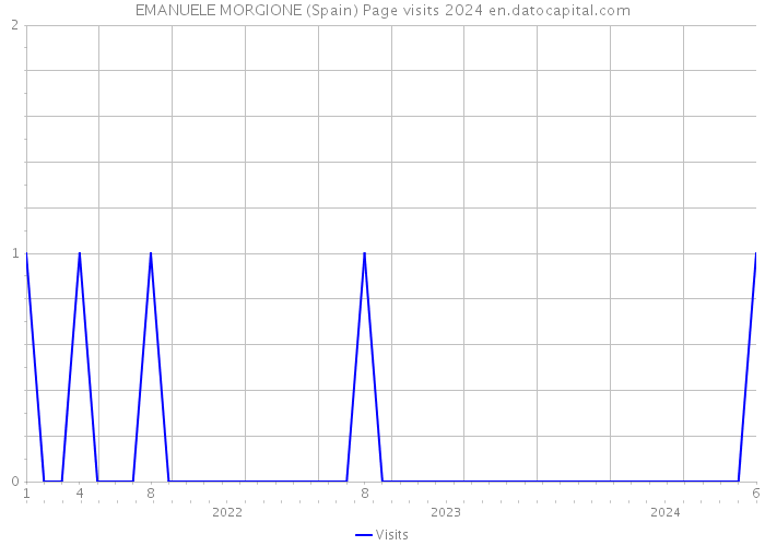EMANUELE MORGIONE (Spain) Page visits 2024 
