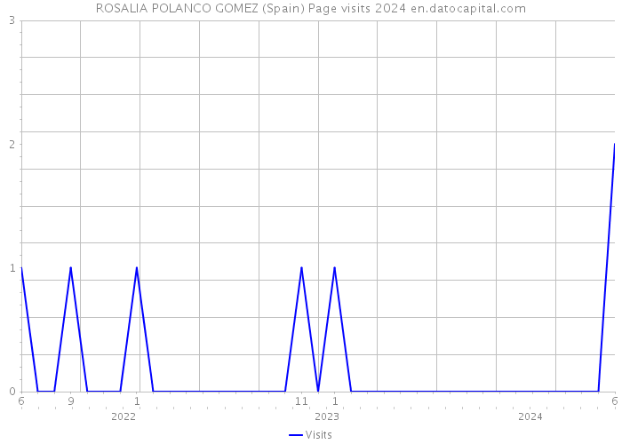 ROSALIA POLANCO GOMEZ (Spain) Page visits 2024 