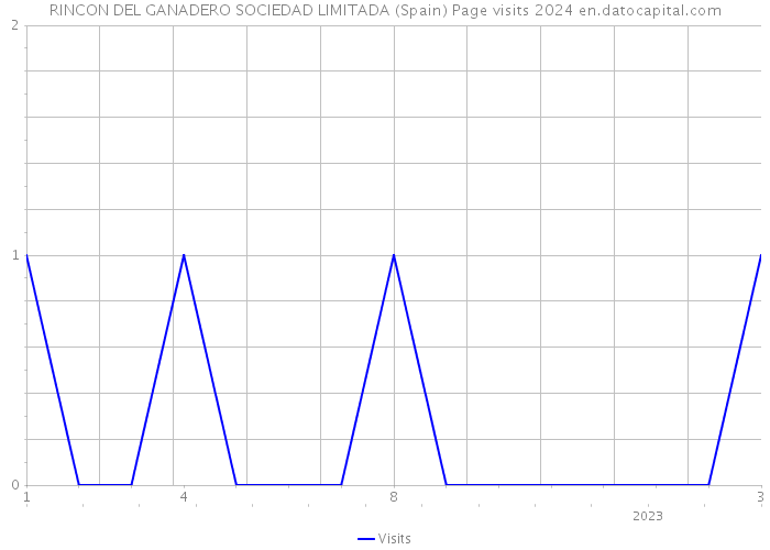 RINCON DEL GANADERO SOCIEDAD LIMITADA (Spain) Page visits 2024 